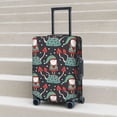 thumbnail image 5 of JUNZAN Gnome With Mushroom 2 Print Washable Luggage Cover - Fashion Suitcase Protector Fits 18-32 Inch Luggage (without luggage), 5 of 5