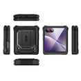 thumbnail image 2 of i-Blason Armorbox for Samsung Galaxy Z Flip 7 Case with Stand, [Built-in 9H Screen Protector] [with Belt-Clip] [Hinge Protection], Full-Body Military Protection Phone Case for Samsung Z Flip 7, Black, 2 of 11