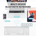 thumbnail image 2 of Teclado Bluetooth iClever BK10 recargable con teclado numérico, 2 of 7