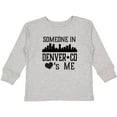 thumbnail image 3 of Inktastic Denver Colorado Someone Loves Me Skyline Boys or Girls Long Sleeve Toddler T-Shirt, 3 of 5