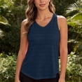 thumbnail image 4 of BUIGTTKLOP Workout Tank Tops for Women Open Back Shirts Athletic Gym Clothes Sleeveless Tank Tops Loose Fitted, 4 of 6