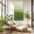 thumbnail image 6 of Canvas Wall Art, Sage Green Ombre Framed Canvas Prints for Bedroom Dining Room, Modern Abstract Art Ocean Oil Painting Gallery Wrapped Wall Decor for Home Office, Gifts, 20"x40" Ship Next Day, 6 of 9