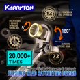thumbnail image 4 of Juego de llaves de trinquete KARRYTON con cabezal flexible de 26 piezas y 72 dientes, 4 of 7