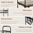 thumbnail image 5 of LUVODI 2 Tier Coffee Station Organizer for Counter Mug Tree Rack Cup Holder Stand with 12 Hooks ﻿, 5 of 9