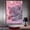Pink, variant on Mudket Purple Crystal Rhinestone Leopard Canvas Wall Art, Luxury Glam Wildlife Trendy Wall Art Print Waterproof Canvas for Living Room Bedroom Apartment Home Decor, Framed Ready to Hang - 12"L x 8"W