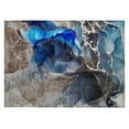 thumbnail image 2 of Addison Rugs Chantille Indoor/Outdoor Contemporary Watercolors Navy Washable Rectangle Rug, 1'8" x 2'6", 2 of 6