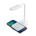 thumbnail image 3 of LED Desk Lamp With Wireless Charger Flexible Bedside Table Lamp With 3 Lighting Modes Eye Protective Reading Lamp For Home Control TYPE C Charging Port (White) Space Night Light Projector tooth Night, 3 of 3