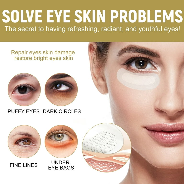 LINASHI 1 Pair Eye Stickers Revitalize And Rejuvenate Nourishing  Multifunctional Eye Patches for Dark Circles Bags Wrinkles 