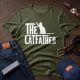 thumbnail image 4 of Jollimate The Catfather Shirt, Cat Father Shirt, Cat Dad Gift, Cat Lover Gift Shirt, 4 of 6