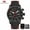Black Red with Box, variant on Top Brand Luxury Men Quartz Watch Fashion Business Waterproof Multifunction Man Clock Silicone Strap Sport Chronograph