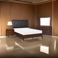 thumbnail image 6 of Benjara Beli 4 Pc Queen Size Bedroom Set, Button Tufted Headboard, Dark Cherry Finish, 6 of 6