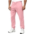 thumbnail image 4 of Linen Cropped Pants Women High Waisted Straight Leg Fall Pants for Seniors Casual Loose Long Trouser with Pockets, 4 of 7
