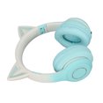 thumbnail image 4 of Auriculares Liderados Con Oreja de Gato para Juegos Con Micrófono, 7 Colores, Auriculares Inalámbros Plegables para Adultos y Adolescentes, Sonido Estéreo, Carga rápida, y, 4 of 7