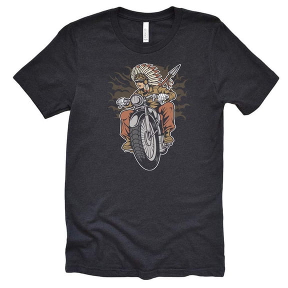 Men's Motorcycle Shirt, Bike Shirt, Motorbike Vintage Unisex Causal Short Sleeve T-Shirt Tees (Large) Black