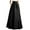 Black, variant on Women's Elegant High Waist A Swing Party Evening Skirt With Pockets