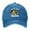 Blue, variant on Baseball Caps for Kids Embroidered Distressed Style Boys Hat with Washable Finish and Adjustable Fit for Everyday Adventures Black