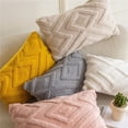 thumbnail image 4 of Funda de almohada geométrica a cuadros lisa para sofá, dormitorio, funda de cojín decorativa – Tejido suave con cremallera oculta – Funda de almohada decorativa para el hogar, ideal para el, 4 of 6