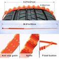 thumbnail image 4 of Kenally 10 Uds cadenas para nieve Color naranja cadenas para nieve de invierno bridas para ruedas coche camión materiales fáciles de Herramientas de reparación de automóviles, 4 of 6