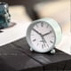 thumbnail image 2 of Silent Alarm Clock - Non Ticking Analog Alarm Clocks With Warm Light - Minimalistic Round -gt f26, 2 of 4