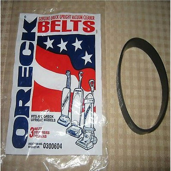 Genuine Oreck Smooth Vacuum Cleaner Belts - Fit All Uprights - Part # XL 0300604 [5 Belts]
