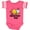 Football Pink and White, variant on Inktastic The Sweetest Girl with Bee and Honey Combs Boys or Girls Baby Bodysuit