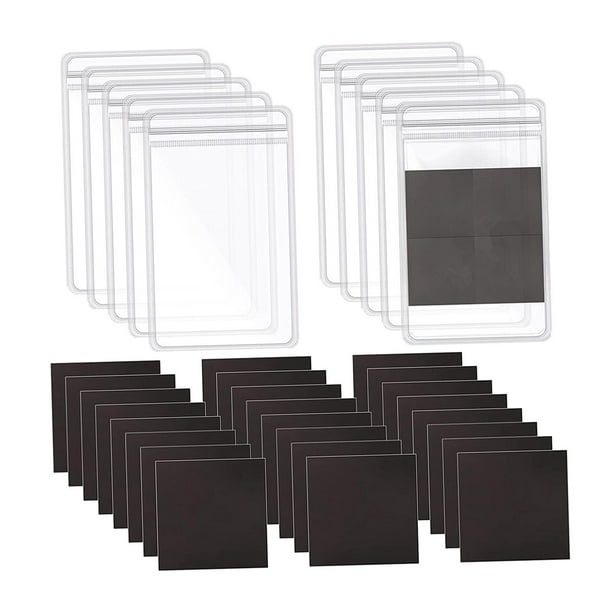 100x bolsa de plástico autosellada con cremallera, de tiras antideslustre para accesorios de