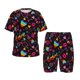 thumbnail image 1 of Balery Lgbt Rainbow For Pride Conjunto de Pijama Infantil de Manga Corta con Estampado – Ropa de Dormir de Algodón Suave-Small, 1 of 6