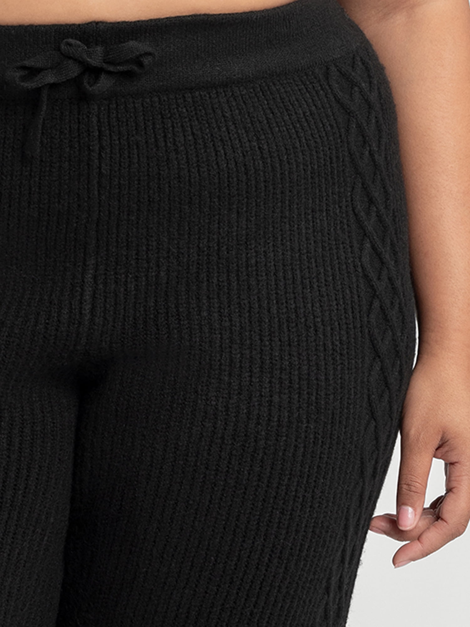 Jessica Simpson Women's Plus Baela Sweater Set Pant, Sizes 0X-4X