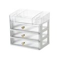 thumbnail image 3 of Estuche de almacenamiento perfecl Organizador de cosméticos transparente 4 niveles, 3 of 8