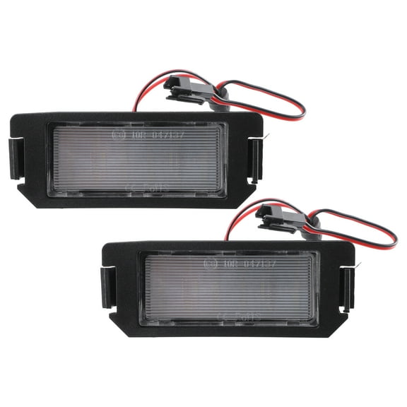 Unique Bargains 1 Pair 6000K White LED License Plate Light Assembly 925012M000 2835SMD for Hyundai Veloster 2012-2017