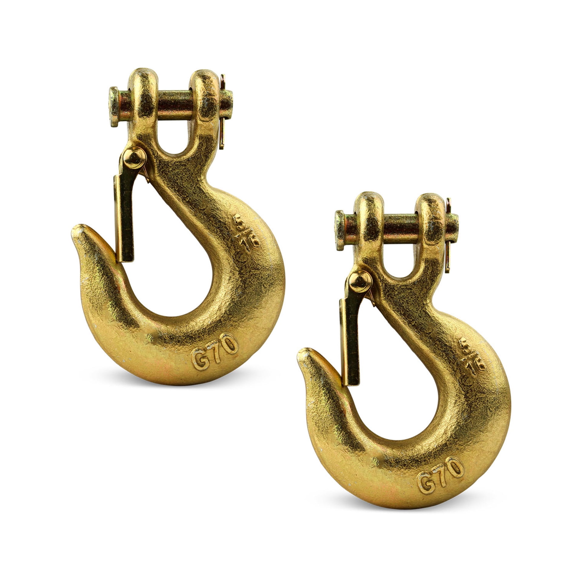 5/16 Chain 5/16" Clevis Slip Hook With Safety Lock, 5/16 G70 Chain Hook
