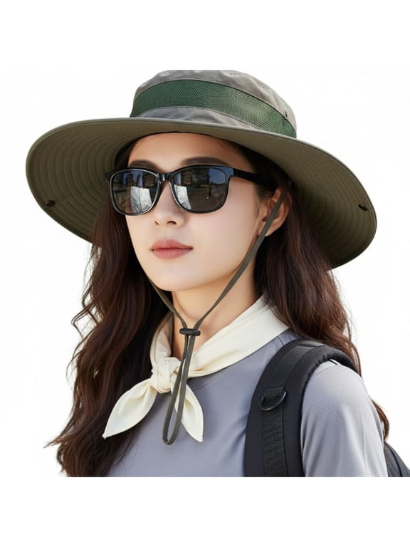 Men's Hat Summer Sun Hat UV Protection Waterproof for Fishing Cap