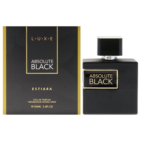 Luxe Absolute Black de Estiara para hombre - EDP en spray de 3,4 oz