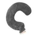 thumbnail image 2 of Gray U-Shaped Hot Water Bottle Set - 1L Premium Explosion-Proof Rubber Water Bag with Removable Soft Crystal Fabric Cover, Neck-Warming Design, Wide Splash-Proof Mouth, Ideal for Pain Relief, Cold, 2 of 7