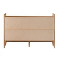 thumbnail image 6 of 58"  Solid Wood Modern Angle-Face 6 Drawer Dresser - Caramel, 6 of 6