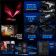 thumbnail image 3 of Computadora Escritorio Completa Xtreme PC Gaming AMD Radeon Vega Renoir Ryzen 7 5700G 32GB SSD 1TB Monitor 23.8 75Hz WIFI Black gaming ligero, oficina, estudio y hogar, 3 of 6