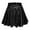 A-Black46, variant on XIAONU Women's Leather Pleated Mini Skirt High-Waist Flared Skirt Sleek Edgy Party Daily Wear