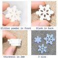 thumbnail image 3 of Ksopiavobs Small Snowflakes for Craft,60 Pcs White Glitter Plastic Mini Snowflake for Christmas Embellishments and Winter Party DIY Craft Decoration-3 Different Size, 3 of 6