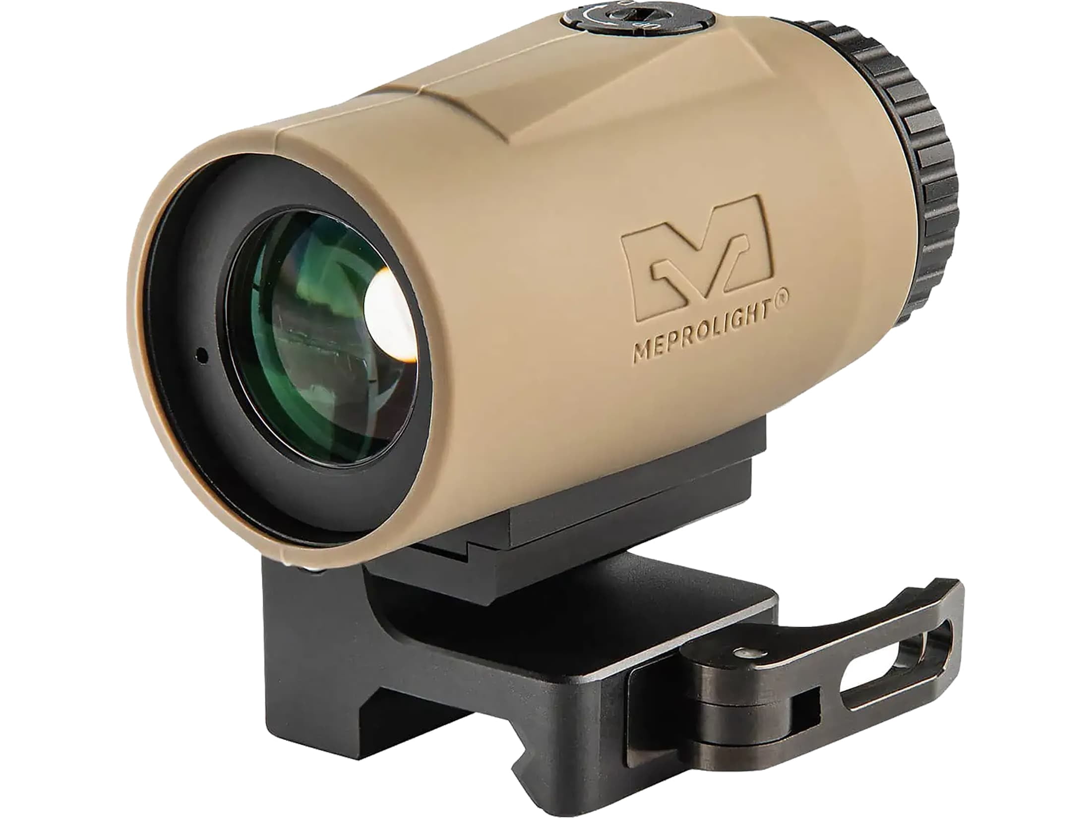 Meprolight MMX3 3x18mm Micro Magnifier w/ Quick Flip, QD Picatinny, Black, 2.8x1.4x1.74 inch