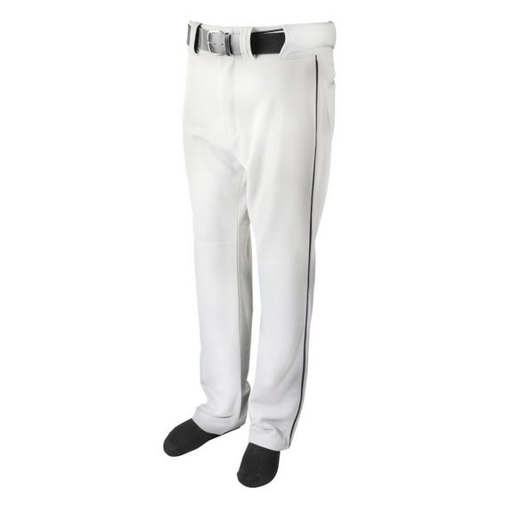Martin Sports YOUTH Baseball Pants, WHITE with Piping