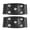 Black, variant on LICEWO Shoe Chain for Walking Climbing Ice Cleats with 5 Spikes, Antislip Snow Cleats
