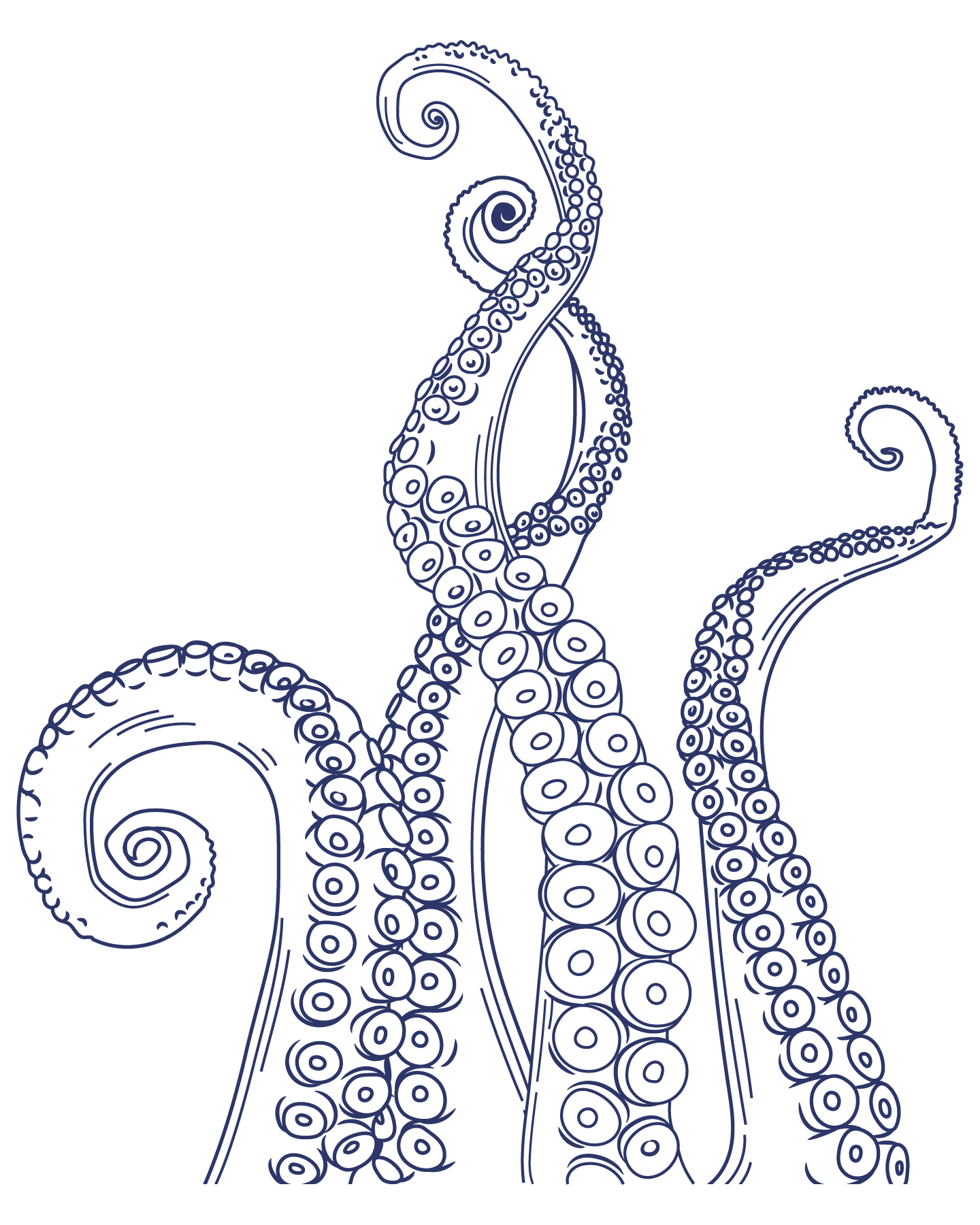 Octopus Kraken Tentacles Sea Fish Animal Ocean Wall Sticker Vinyl Car Decal Mural Art Decor LP8724