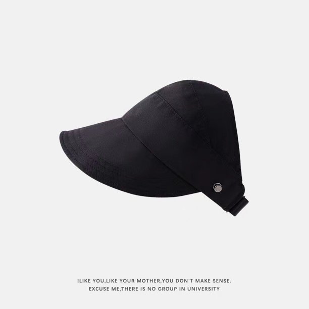 Sombrero de pescador con parte superior vacía y protección solar para verano, sombrero para el sol para mujer, gorra del mismo estilo Ruth, sombrero protector solar con circunferencia de cabeza grande