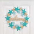 thumbnail image 2 of Metal Seastar Welcome Wreath, Crafted With Weatherproof Metal, Outdoor Décor - Measures 14" Diameter, by Fox RiverTM Creations, 2 of 4