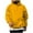 Yellow, variant on LpwkSSA Men's Heavyweight Hoodies Fleece Long Sleeve Pullover Sweatshirts Drawstring Collar Hoodies with Kangaroo Pocket Blue XXXL