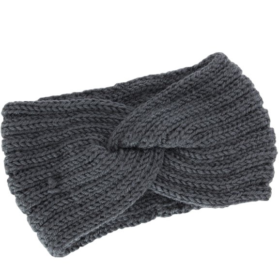 Yesbay Autumn Winter Women Cross Knitted Headband Warm Stretch Sport Hair Band Headwear