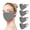 Dark Gray, variant on Breathable Washable Reusable Sun Face Mask for Men Women, Sunscreen UV Face Shield for Hiking Riding Exercise