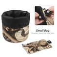 thumbnail image 4 of PhooArto Drawstring Cosmetic Bag, Barrel Shaped Portable Travel Makeup Bags, Vintage Map Octopus Patterns Large Capacity Waterproof Multifunctional Bucket Toiletry Bag, 4 of 6