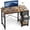 Rust, variant on EDX Computer Desk with 2 Drawers 40 Inch PC Table Study Writing Desk with Storage Shelf Headphone Hook, Simple Style Small Desk for Home, Black Grain