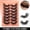B, variant on Premium Faux Mink Eyelashes 14 Pairs Set Natural Full Volume Strip Lashes For Daily Wear